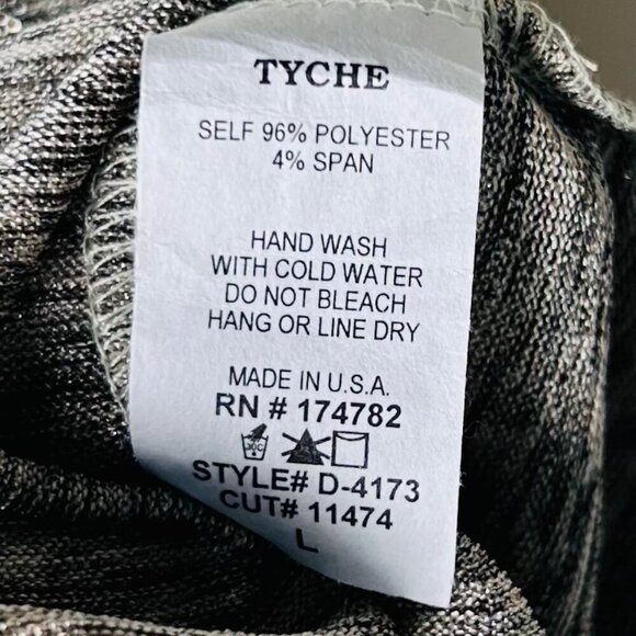 2/$30 VICI Luminescent Long Sleeve Twist Cocktail Dress Large Shimmer Formal - Picture 6 of 6